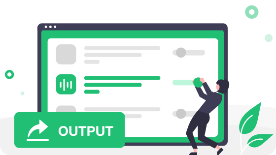 customize audible output parameters 