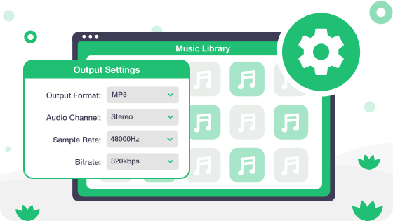 customize and manage streaming music library