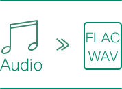 convert tidal to flac and wav