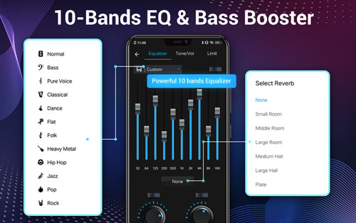 10 band equalizer tidal android
