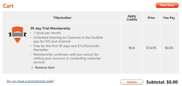 get free audible audiobooks with free trial