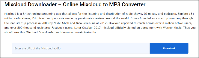 4hub mixcloud downloader