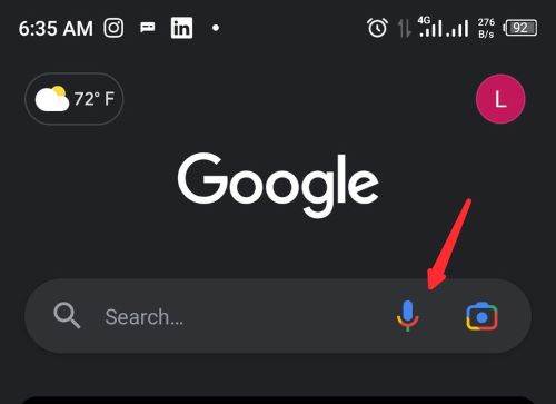 Google Assistant mic
