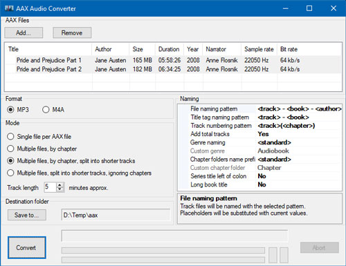 convert audible to mp3 free by aax audio converter