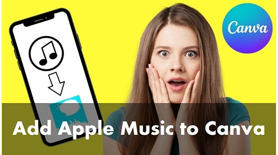 how to add apple music to canva