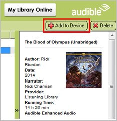 put audible books on mp3 player via audible manager for windows