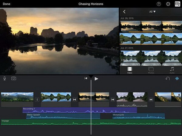 add spotify to video in imovie