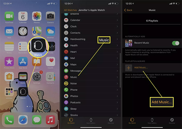 play tidal music on apple watch