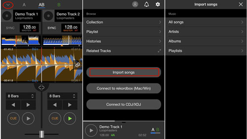 add music to rekordbox on mobile devices