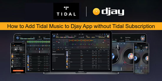 add tidal music to djay