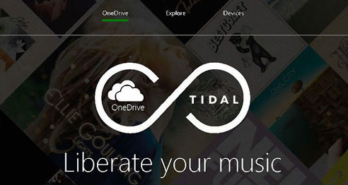 add tidal music to onedrive