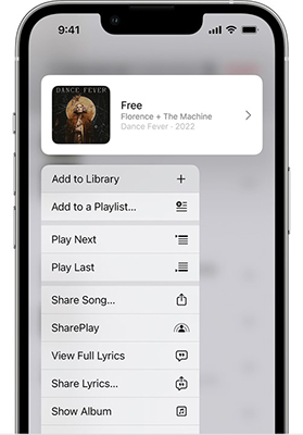 add apple music song to library for download mobile