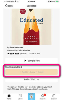 purchase audible books on iphone android