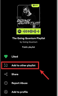 copy spotify playlist on mobile