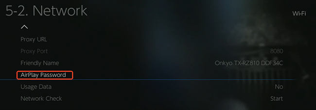 setup airplay on onkyo receiver