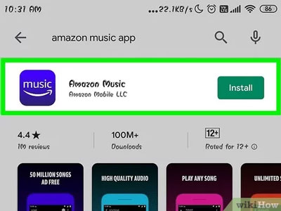 download amazon music app for android phone