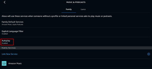 amazon music autoplay on alexa