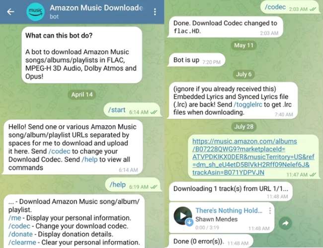 amazon music downloader bot amazon music