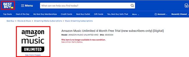 amazon music free trial 4 months