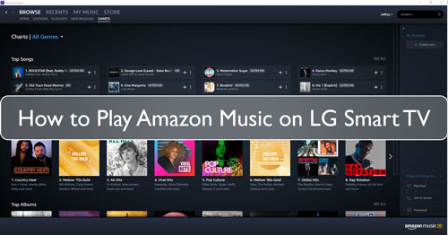 play amazon music on lg smart tv