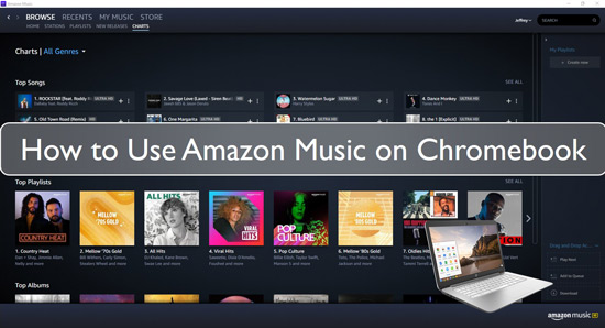 amazon music on chromebook