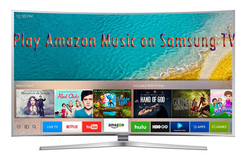 play amazon music on samsung tv