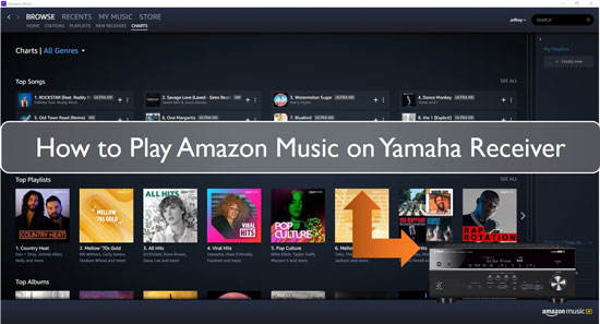 amazon music on yamaha receiver