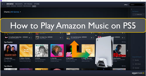 play amazon music on ps5