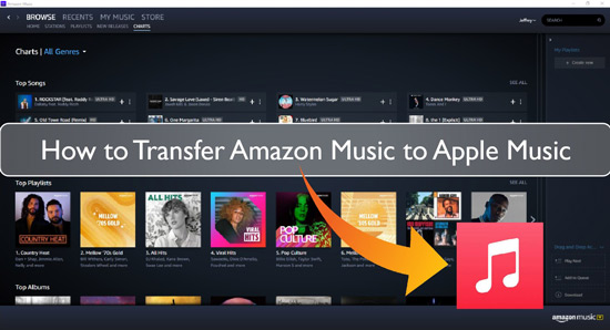 transfer amazon music to apple music