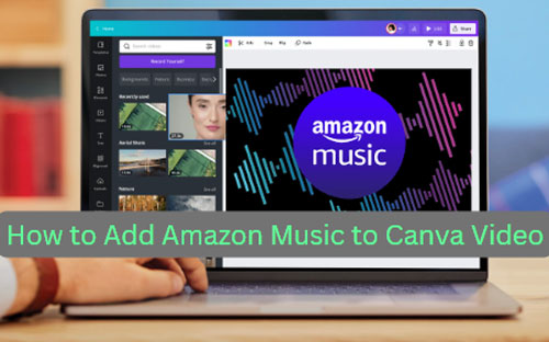 add amazon music to canva