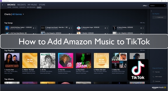 amazon music tiktok