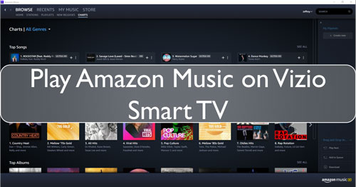 play amazon music on samsung tv