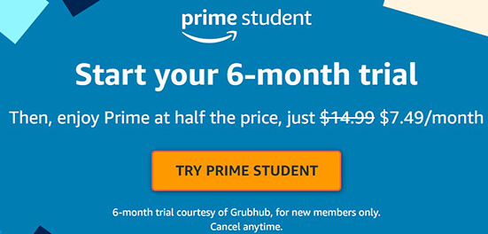 amazon music prime student