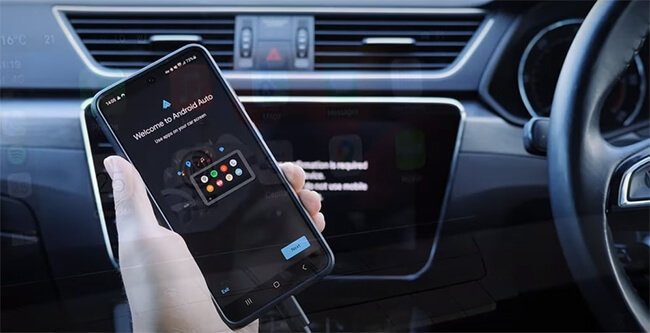 connect android auto to car