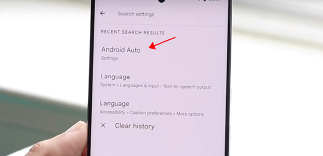 android auto settngs on android phone