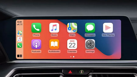 play audible in car by apple carplay