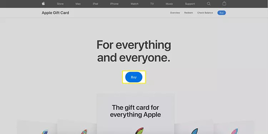 apple gift card buy