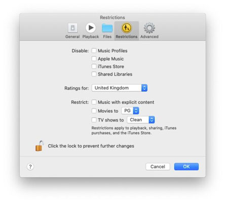 remove swear words on apple music app on mac