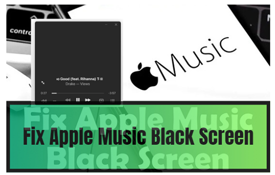 fix apple music black screen