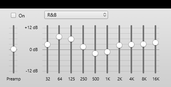 change eq on apple music