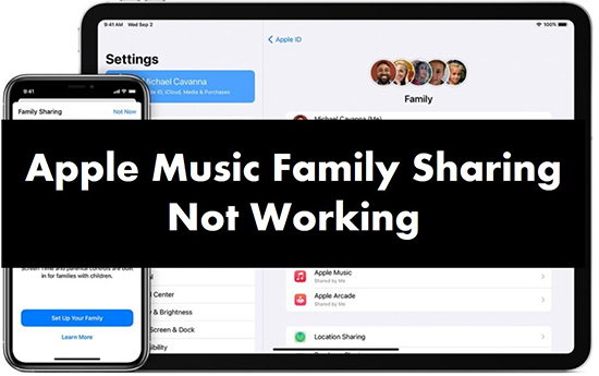 apple music family sharing not working