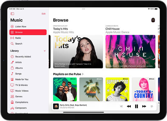 play apple music on ipad