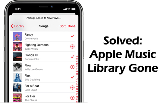 fix apple music playlist disappeared