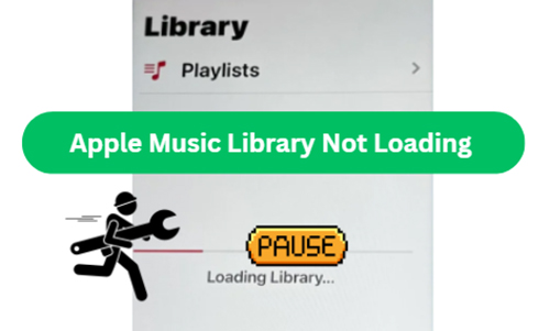 apple music library not loading