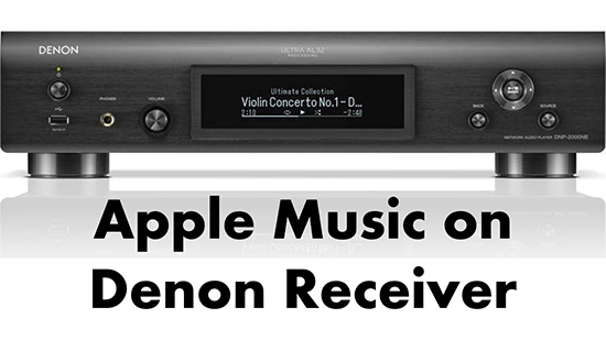 play apple music on denon receiver