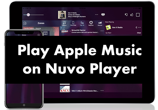 play apple music on nuvo player