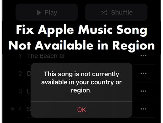 fix apple music song not available in region