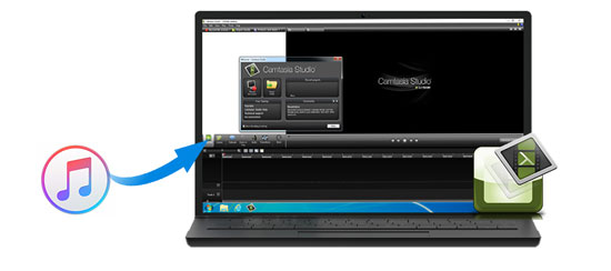 apple music to camtasia video