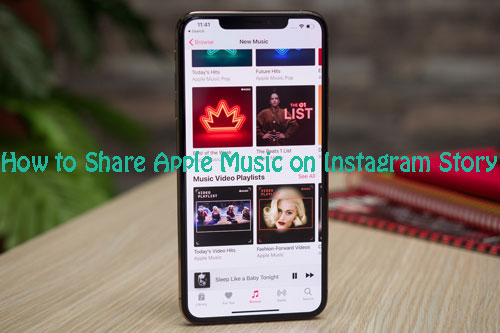 how to share apple music on instagram story