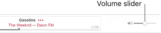 make apple music louder via volume slider